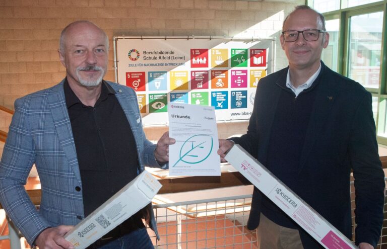 Print Green in der BBS Alfeld Umweltfreundliches Fotokopieren und Drucken