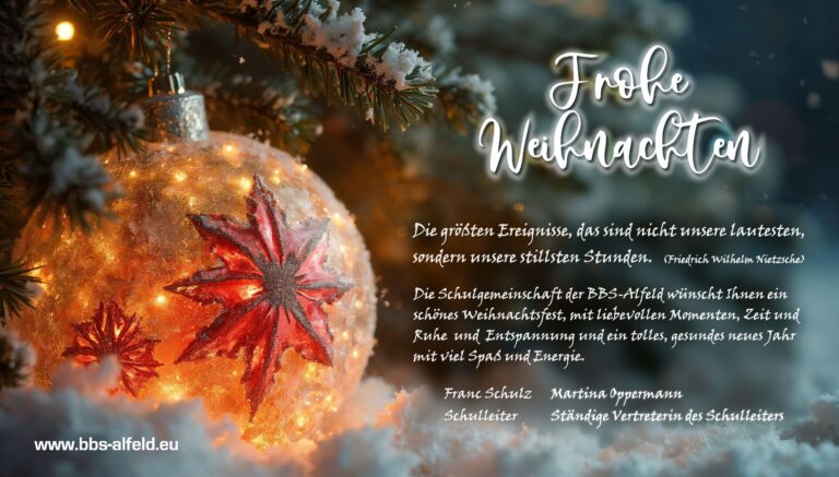 Frohe Weihnachten